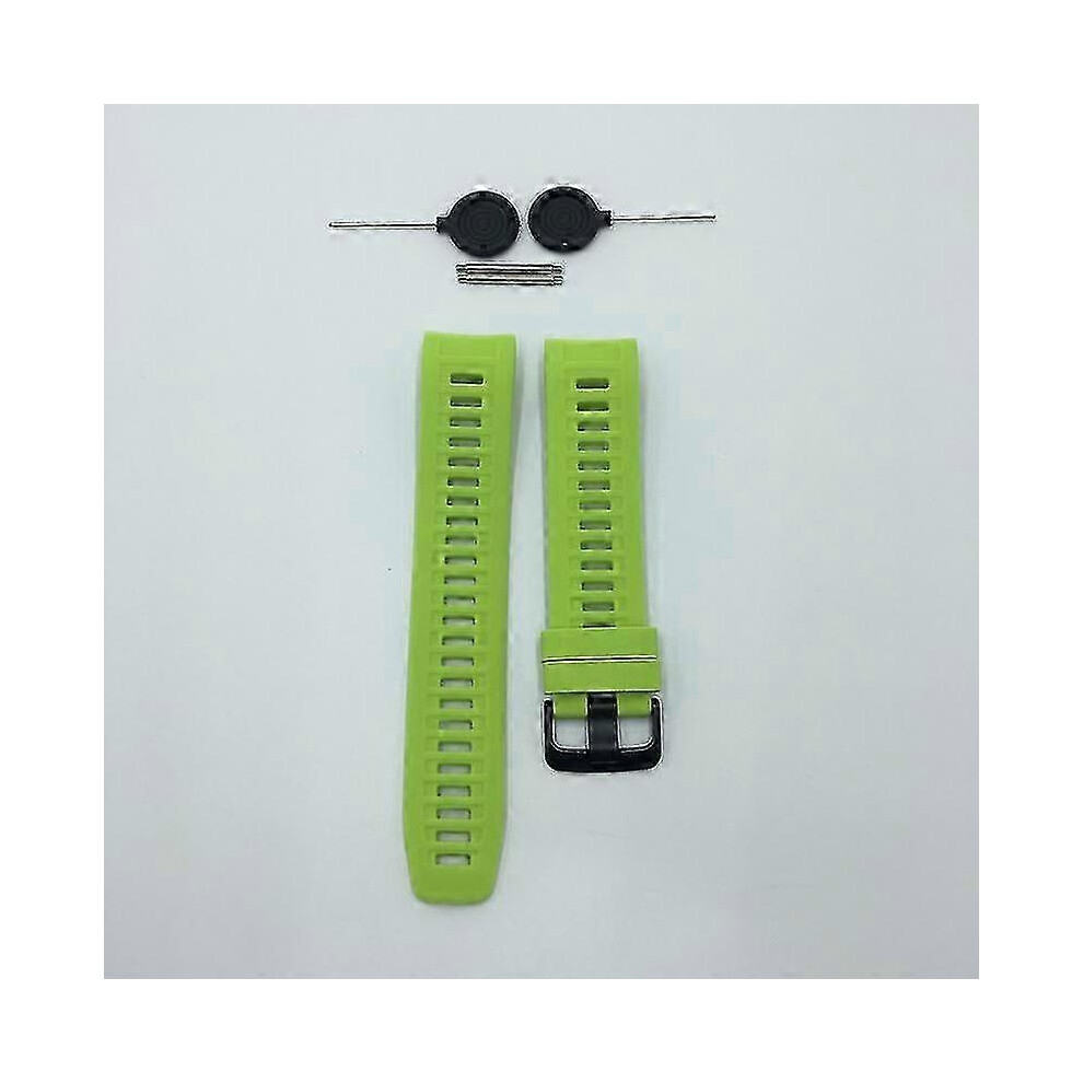 (Green) Garmin Instinct 22Mm Quick Fit Silicone Watch Band For Sports Green 7624176671418