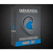 (blue) Reusable Custom Molded Ear Plugs for Noise Cancelling 37db Highest Nrr