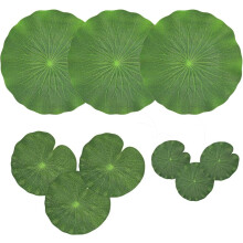 Kunstmatige vijverplanten, realistische drijvende aquariumplanten met een levendige groene kleur voor decoratieve aquariums en huisdecoratie,