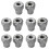 5 Pair 3/8inch Female Thread Positive Negative Battery Post Terminal Adapters Battery Cable Terminals 1