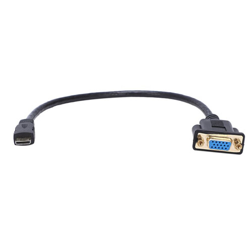 3X   A VGA M/F Cable de Conector Convertidor Adaptador 0. 1Ft 2