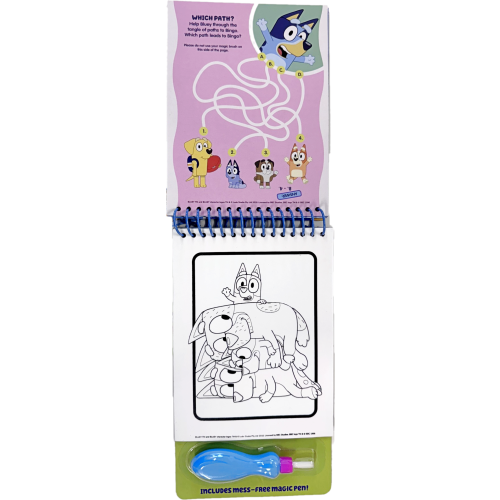 New Bluey Aqua Magic Colouring Book 2