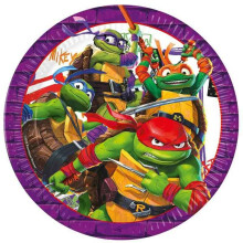 Teenage Mutant Ninja Turtles Mayhem Paper Plates (Pack of8)