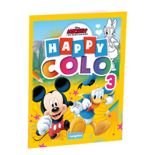 Disney Mickey and Donald Happy Colo - 3 Colouring Book 32 Pages