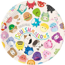 Squishmallows Paper Plates - 23cm (Pack of 8)