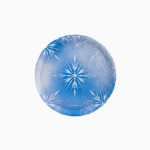 Ice Princess Frost Paper Plates 17 cm (Pack of 6)