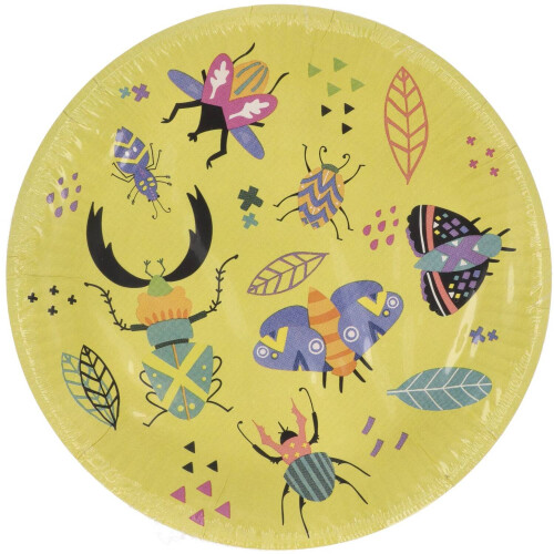 Buzzing Bugs Paper Plates - 23cm (Pack of 8) 2