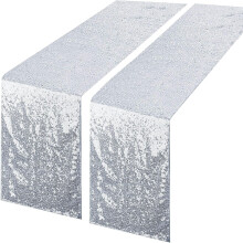 Material textil strălucitor din plasă pentru tacâmuri pentru ocazii speciale, șervețel de masă cu paiete strălucitoare, fără miros, pentru
