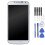 (white) Οθόνη LCD με πλαίσιο για Samsung Galaxy S4 / i9505 1