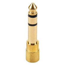 Quality Adattatore Cuffie Stereo Gold Spina 1/4 Pollici (6,3 Mm) Maschio A 1/8 Di Pollice (3,5 Mm) Femmina