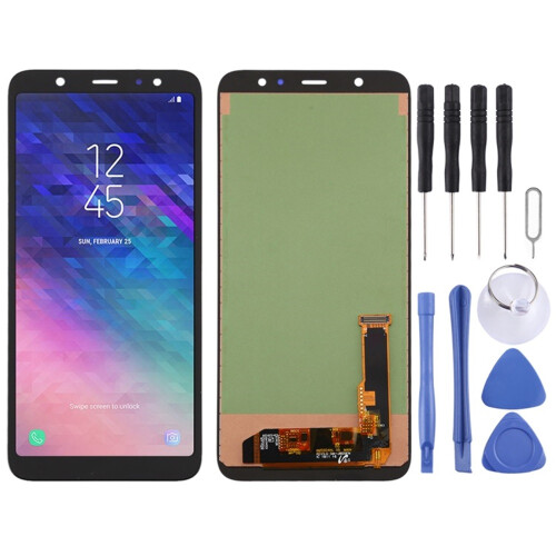 Écran LCD Incell pour Galaxy A6+ (2018) avec assemblage complet de numériseur (noir)