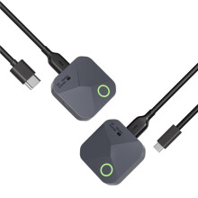Transmissor de Vídeo Sem Fio Compatível com  de 50 Metros, Dongle para Espelhamento de Tela, Extensor de Transmissão de Imagem Sem Fio HD 1080p