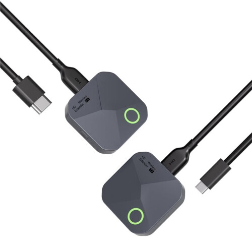 50M -Compatible Wireless Video Transmitter Screen Mirroring Dongle 1080P HD Wireless Image Transmission Extender