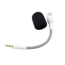 Abnehmbares 3,5-mm-Gaming-Headset-Mikrofon, Gaming-Kopfhörer-Reparaturzubehör für Barracuda X mit Schaumstoff-Windschutz