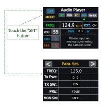 FM125 27MHz-125MHz FM-Zender, FM-Radio, Ondersteunt USB-Computergeluidskaart, -Muziekspeler, EU-Stekker