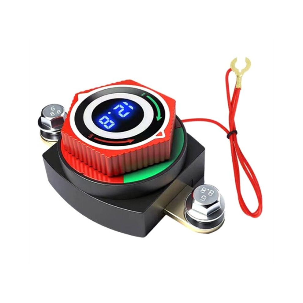 Digital Battery Disconnect With Led Voltmeter Dc5-80V /Off Battery Cut Off For Car,Rv,Marine A 6032417917422