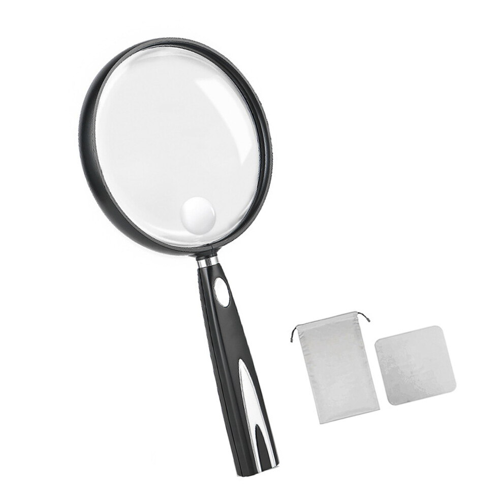 Nonslip Comfort Handle Magnifier-110mm with storage b
