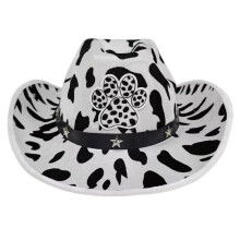 Kids Cowboy Cap with Stud Decors for Daily Wear Various-paw