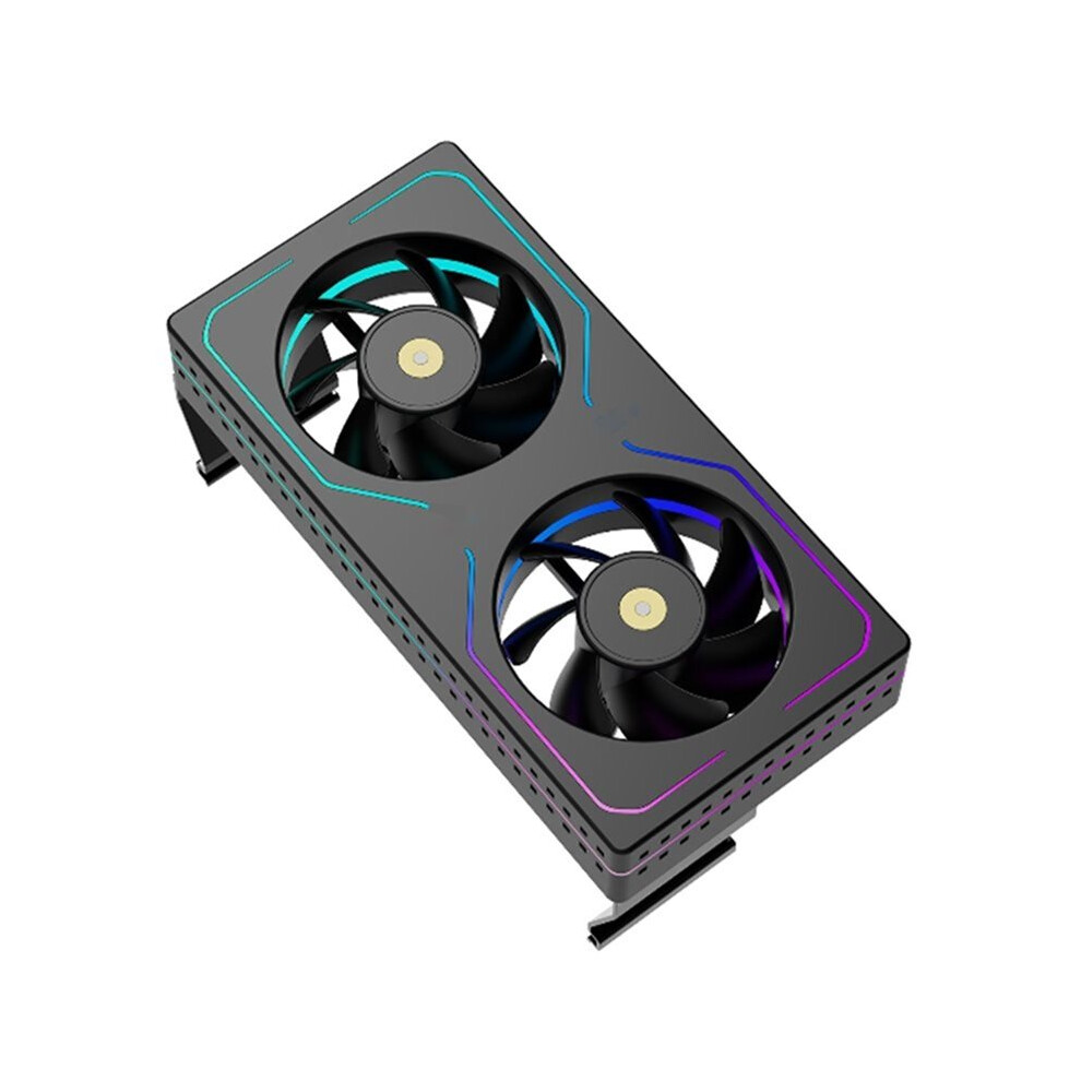 Mc-2 Argb Computer Memory Heatsink,Paired With High-Performance Dual Fans,For Ddr/Ddr2/Ddr3/Ddr4/Ddr5 Black 6033072084221