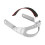 Silicone VR  Strap for Meta Quest 3/3S  Comfort Breathable Replacement VR  Strap White 1