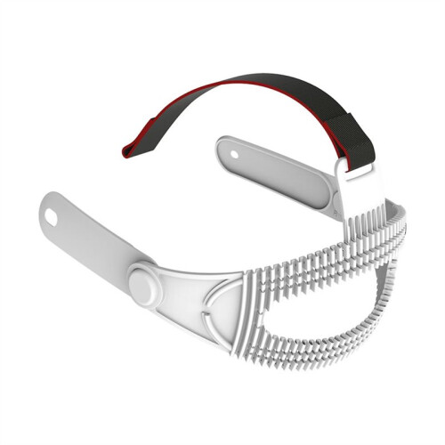 Silicone VR  Strap for Meta Quest 3/3S  Comfort Breathable Replacement VR  Strap White