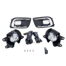 Zestaw Lamp LED do Przedniego Zderzaka, Światła Przeciwmgielne, Lewy i Prawy, z Przewodami i Przekaźnikiem do Toyoty Sequoia 18-20 81220-0C030