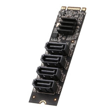 Nowa Karta Rozszerzeń NVME do M.2 PCIE M 4 Porty SATA3.0 M.2 SATA3 Kontroler Mnożnika Dysków Twardych i Dysków SSD O Dużej Prędkości