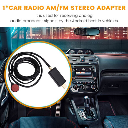 Plug And  Autoradio AM/FM Stereo Adapter Ontvanger USB-Interface Antenne, Geschikt voor Android Multimediasystemen 2