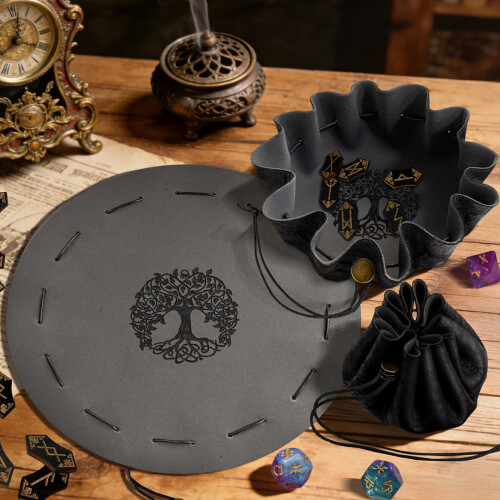 Multiple Compartment Foldable Dices Bag Themed with Zodiacs-07B 2
