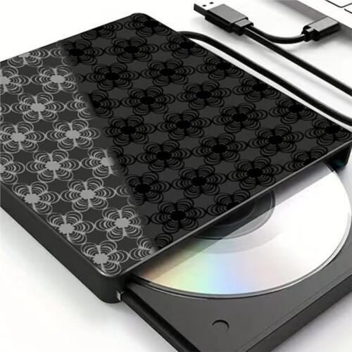 7-in-1 USB 3.0 Ultra-Slim Portable DVD Player CD Burner Optical Disc Drive for Desktop PC Linux  OS  Pro/Air 2