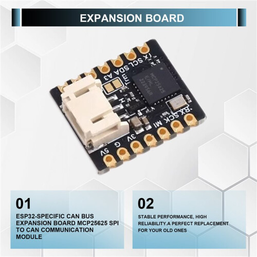 ESP32 Dedicated CAN Bus Expansion Board MCP25625 SPI to CAN Communication Module 1