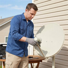 4PCS Full HD Digtal KU-BAND Single LNBF Satellite TV Receiver L9.75/10.6 KU LNb Linear Converter for Satellite Dish LNB