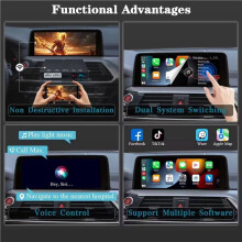Wireless CarPlay Android Auto Decoder for X1 F48 X3 F25 X4 F26 X5 F15 X6 F16 EVO System ID5 ID6