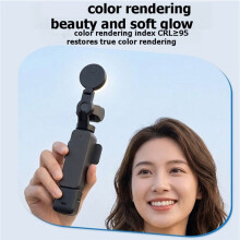 LED Fill Light Lamp for Osmo Pocket 3 Portable Video Lighting Kit for Vlogging Photography and Live Streaming