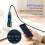 AT25 Multimeter 30V 5A USB 2.0 Meter Tester, 5-Digit Digital Display Temperature, Voltage, Current, Capacity Tester 6