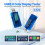 AT25 Multimeter 30V 5A USB 2.0 Meter Tester, 5-Digit Digital Display Temperature, Voltage, Current, Capacity Tester 7