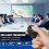 Clicker Wireless per Presentatori con Laser Rosso,  2.4G, Doppia Modalità,  per Dito per PowerPoint, Windows e 6