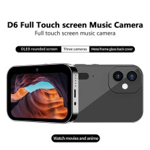 Cámara Digital 4K CCD con Enfoque Automático, Flash, Videocámara con Pantalla Táctil, Zoom Digital 16X y Visión Nocturna Infrarroja