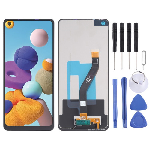 Écran LCD Super AMOLED pour Samsung pour Galaxy A21 avec assemblage complet de numériseur