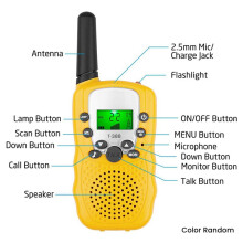 6 PZ Walkie Talkie per Bambini, 3 Gamma Indoor Outdoor Attività Stem Toys, Regali di Compleanno per Ragazzi e Ragazze