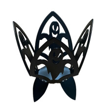 Iron Halloween Candle Holder12.7cm Black