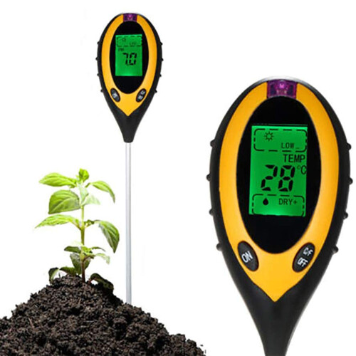 Garden Genius, Υγρασιόμετρο Εδάφους 4 σε 1 για τη Φροντίδα Κήπου και Γκαζόν, 1