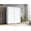 (180CM, WHITE ) LEXUS Gold Sliding Door Wardrobe 1