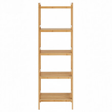 5-Tier Bamboo Storage Rack for Bathroom, Kitchen, Bedroom, 31.5 x 45 x 142 cm