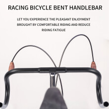 Manubrio Piegato per Bici Da Corsa per Bici Da Strada 25,4X420 Mm Manubrio per Bici Da Strada