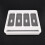 Large Gray Silverware Tray Fork Collection Container 5 Compartments Soft-Grip Lining Plastic Cutlery Storage Box for Tableware 2