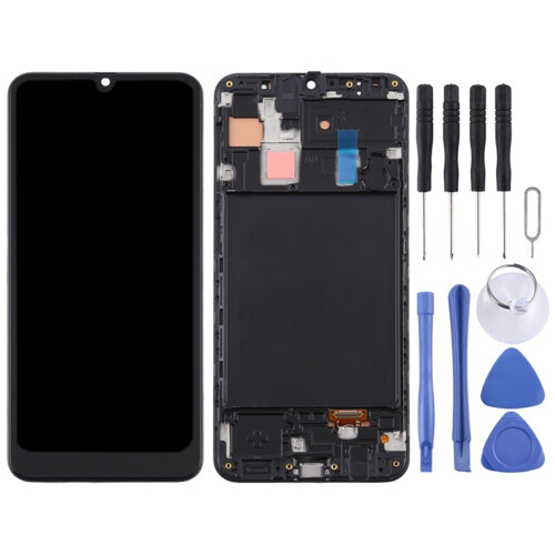 TFT LCD Screen for Samsung for Galaxy A30 Digitizer Full Assembly with Frame (Black) 1