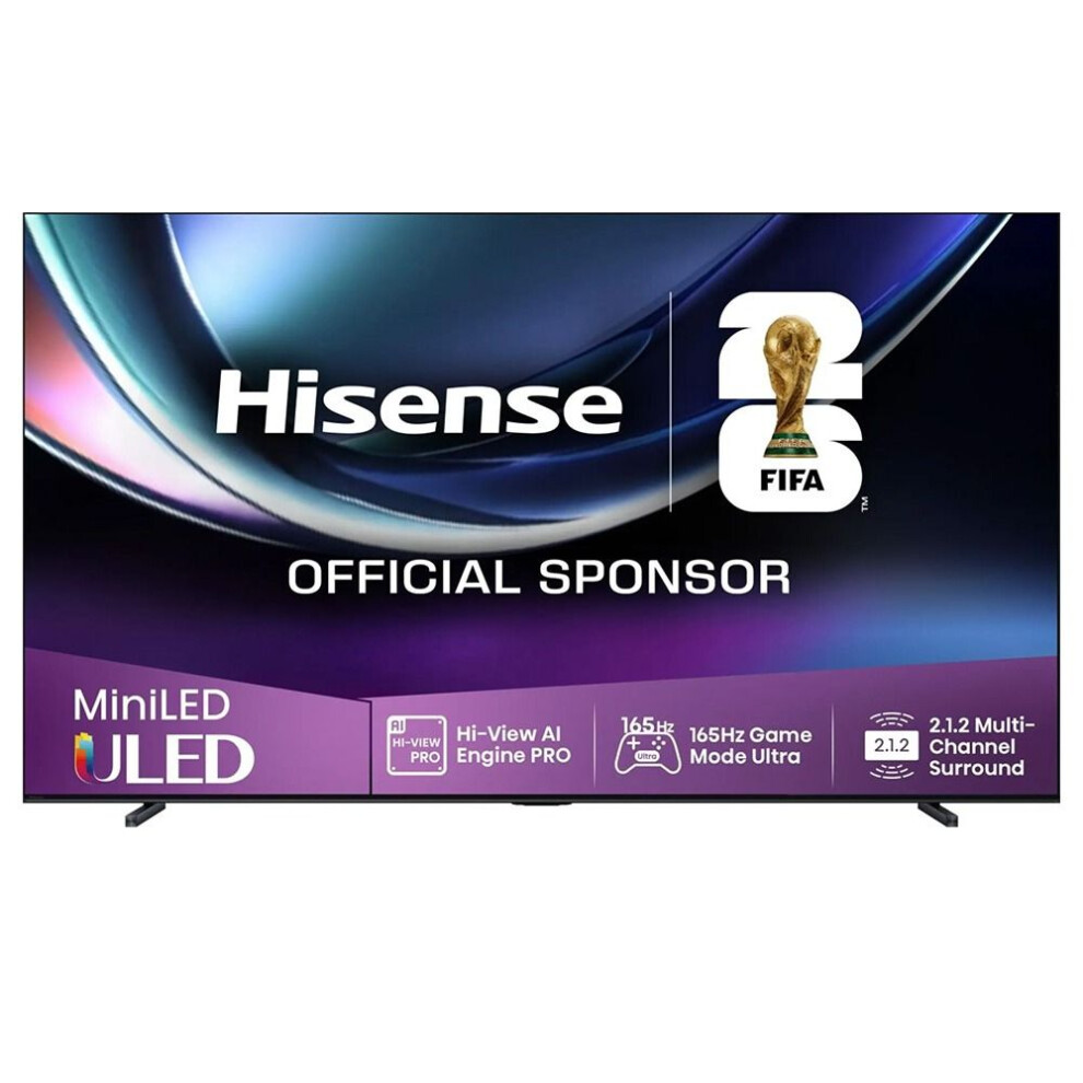Hisense U7q 100U7qtuk Pro 100" 165Hz Mini Led Smart 4K Tv 6942351417653