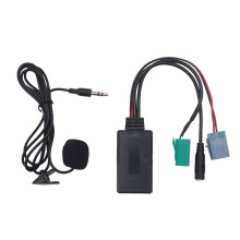 Car 5.0 Music Receiver Aux Wired Microphone Hands-Free Phone Free Call Adapter for CD Player