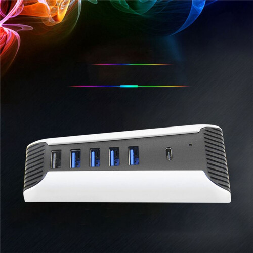 1 to 5 Multi  USB Hub for PS5 USB3.0 Console Splitter Expander Adapter Game Console 5  Hub for  5 1